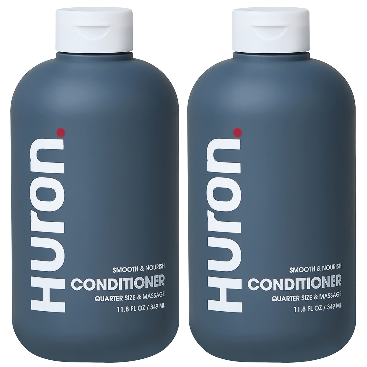 Huron Men's Conditioner bottle front showing lightweight hydration for frizz control