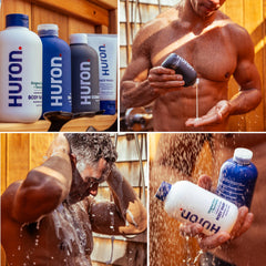 Huron Shower Kit recyclable packaging highlights sustainability