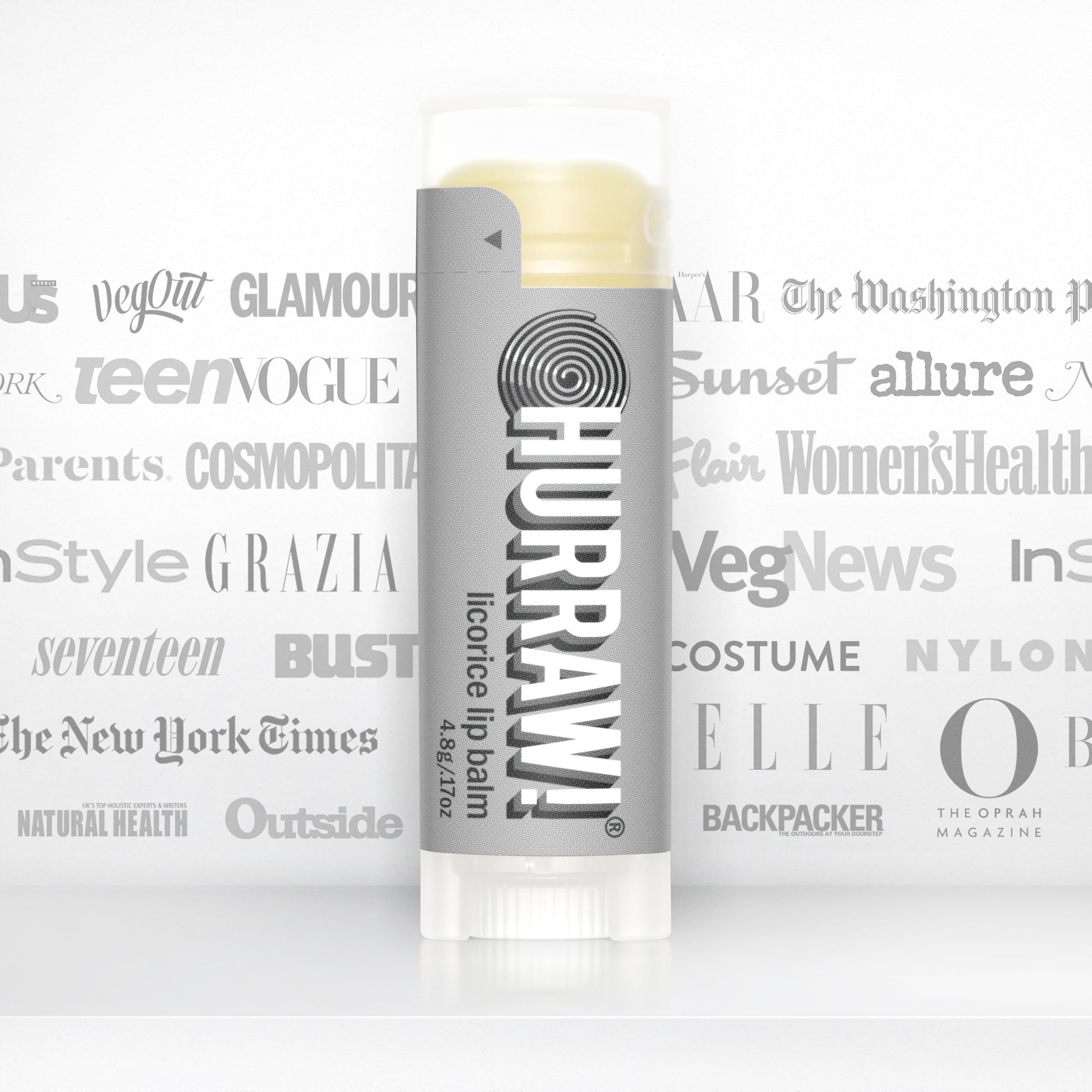 Ingredients panel highlighting organic vegan formula
