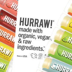 Two-pack of Hurraw! Licorice lip balm for home and on-the-go