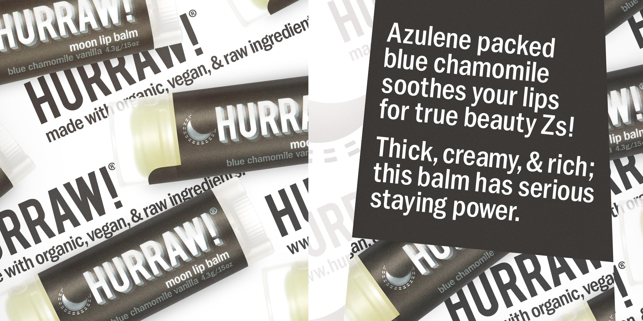 Hurraw Moon Night zinc oxide SPF15 label highlights sun protection
