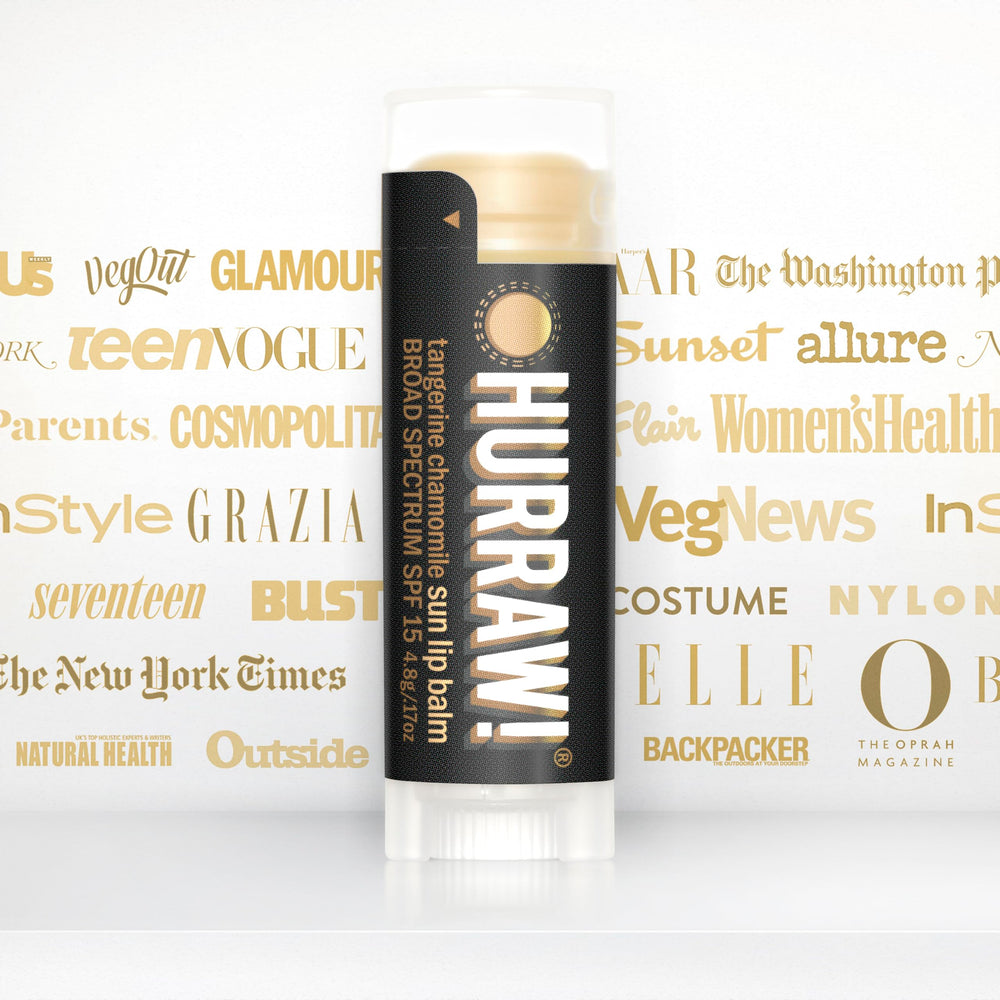Hurraw! Organic vegan USA-made lip balm with raw ingredients.