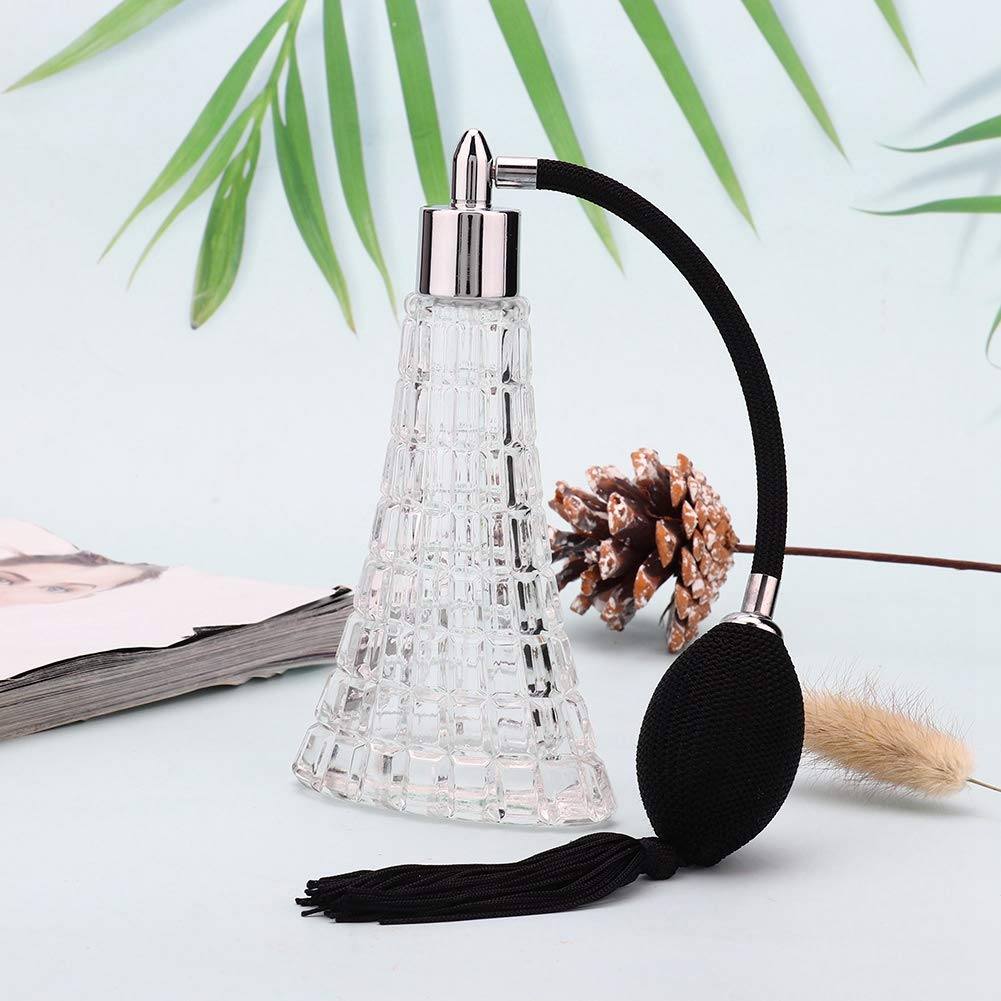 HURRISE clear glass bottle showcases fragrance color and level at a glance.