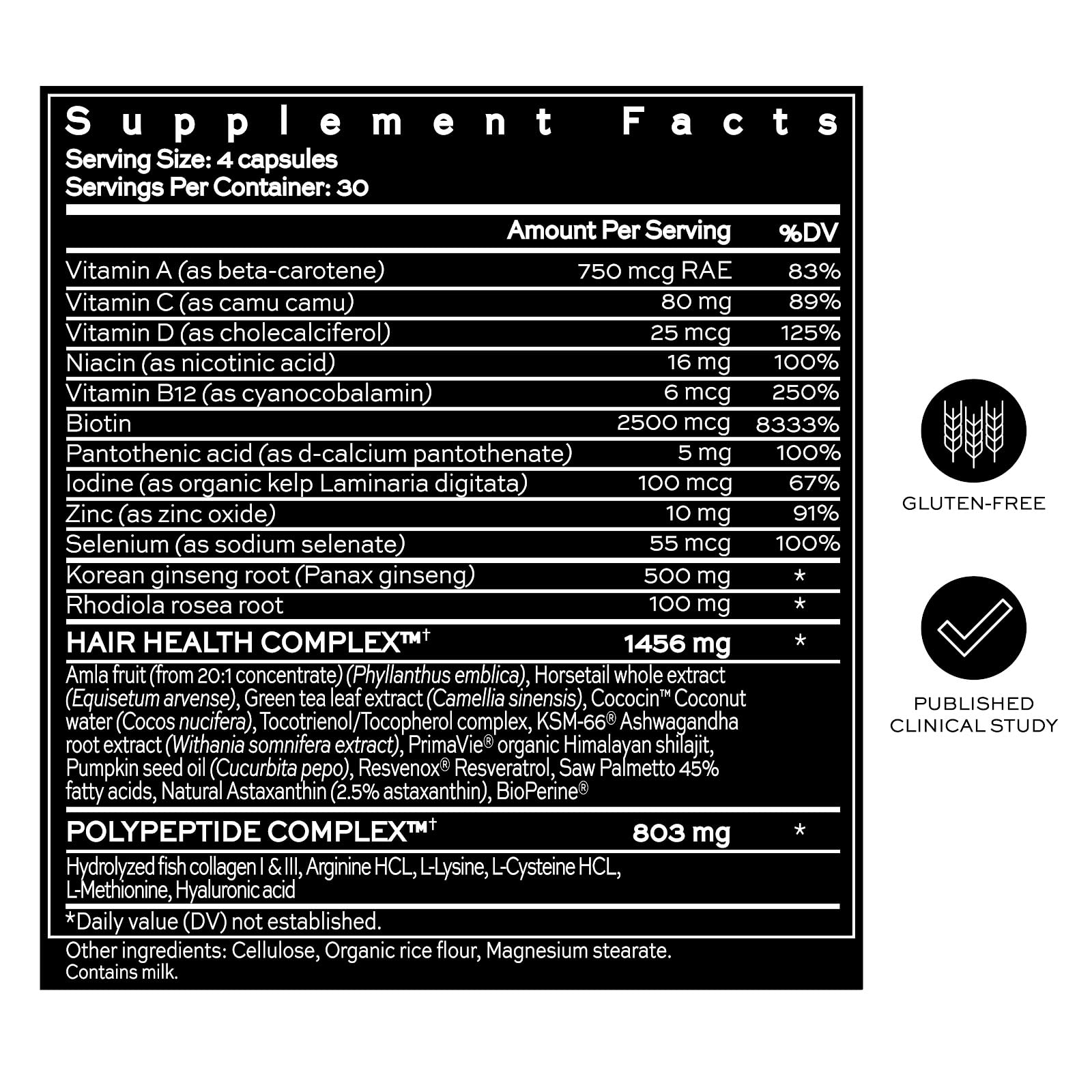 Hush & Hush DeeplyRooted bottle on desk implies daily routine