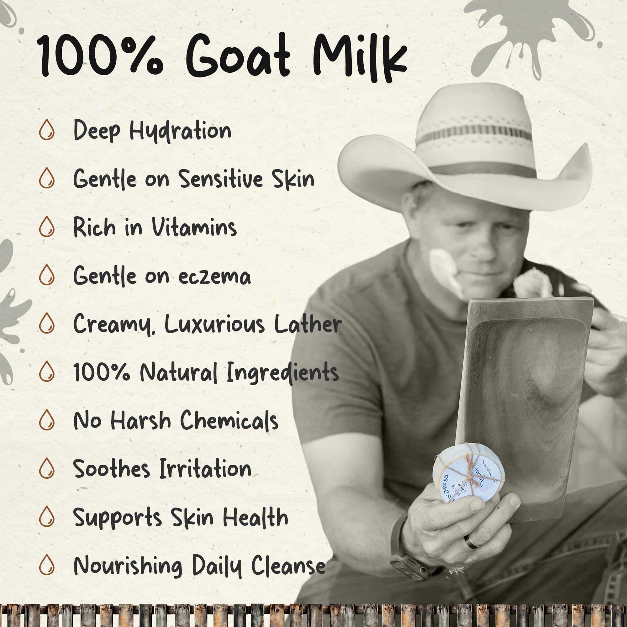 HushHush Farm goat milk oil closeup showing nourishing ingredients for moisturized skin.
