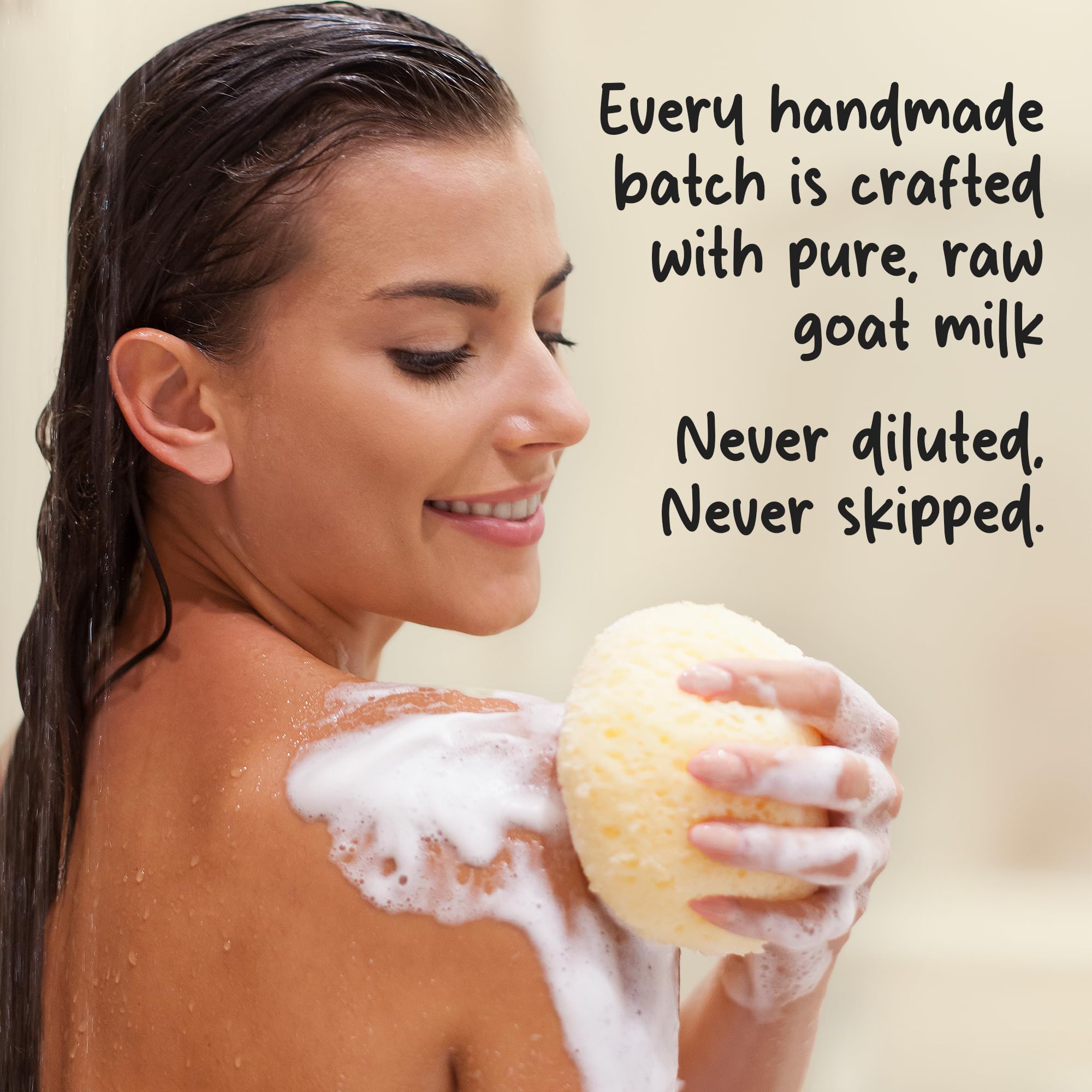 HushHush Farm Lavender Mint soap uses essential oils for calming scent.