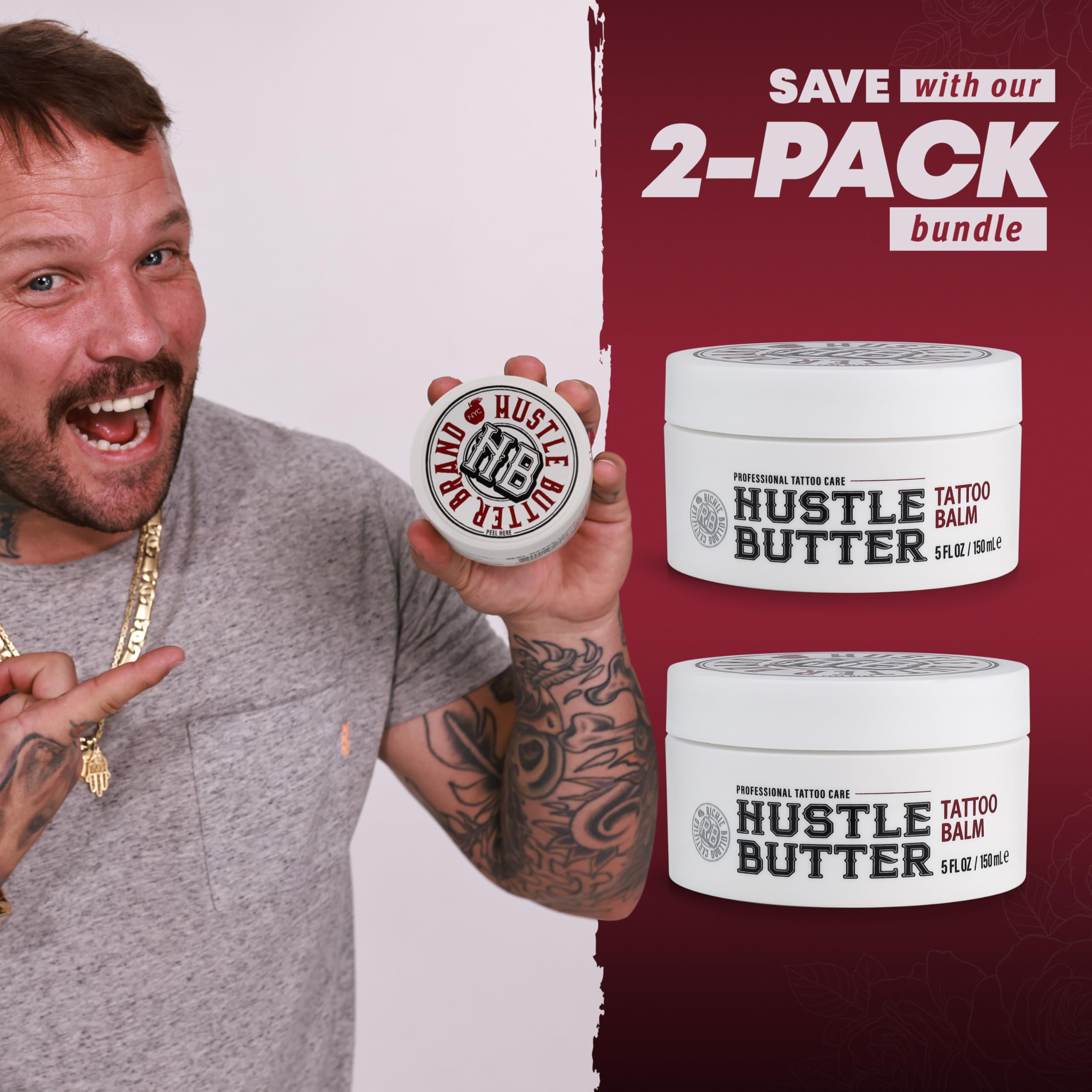 Hustle Butter Deluxe aftercare ritual image for post-session use