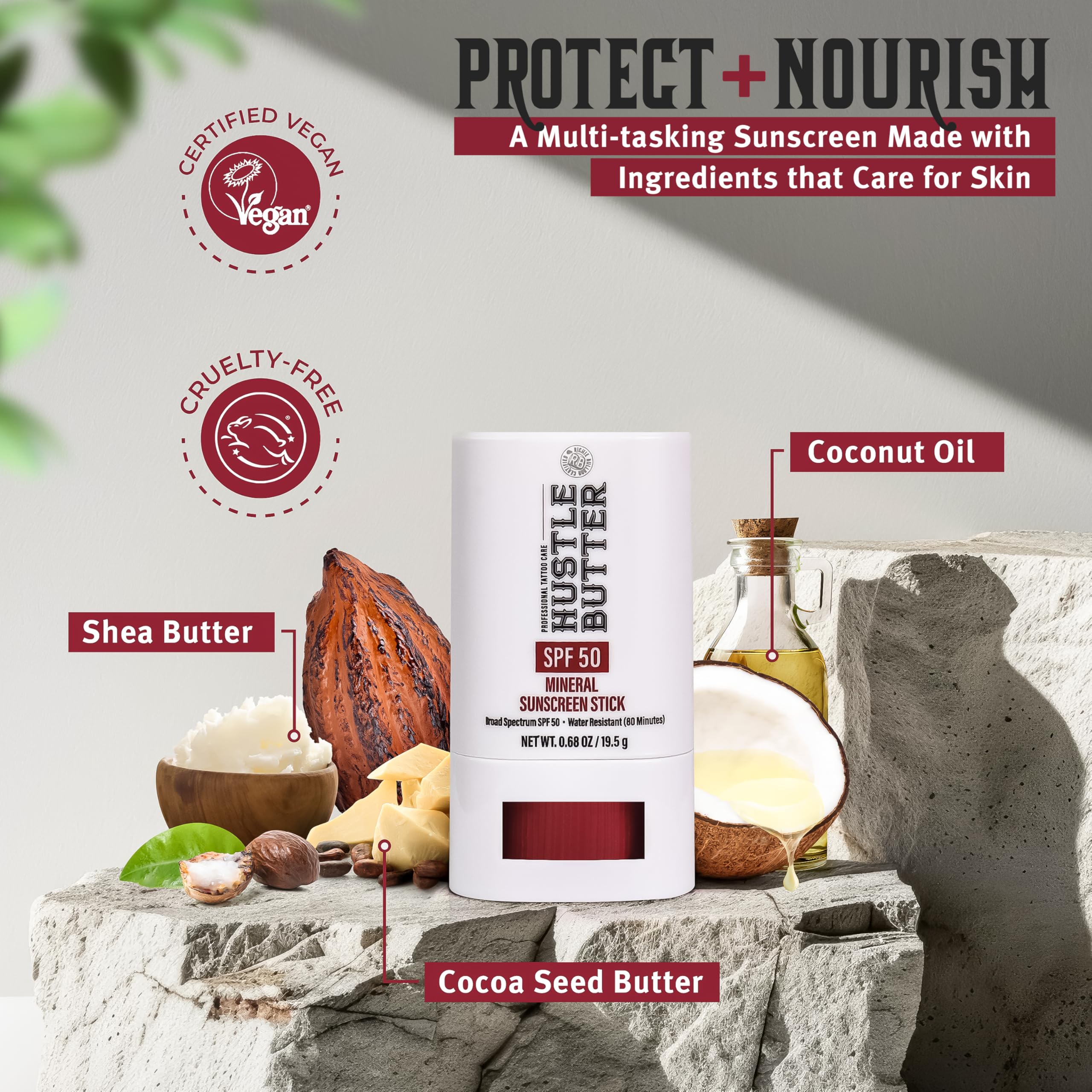 Outdoor activity with Hustle Butter Deluxe protecting tattoo ink vibrancy