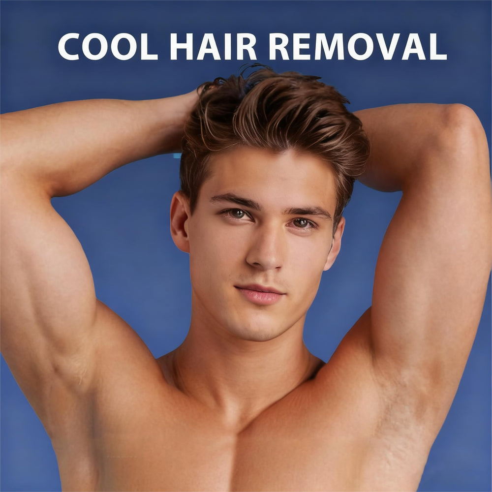 Huuazoi after removal showing smooth chest skin and reduced stubble