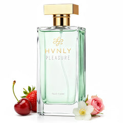 HVNLY Pleasure EDP bottle front view showing premium design for a confident evening out