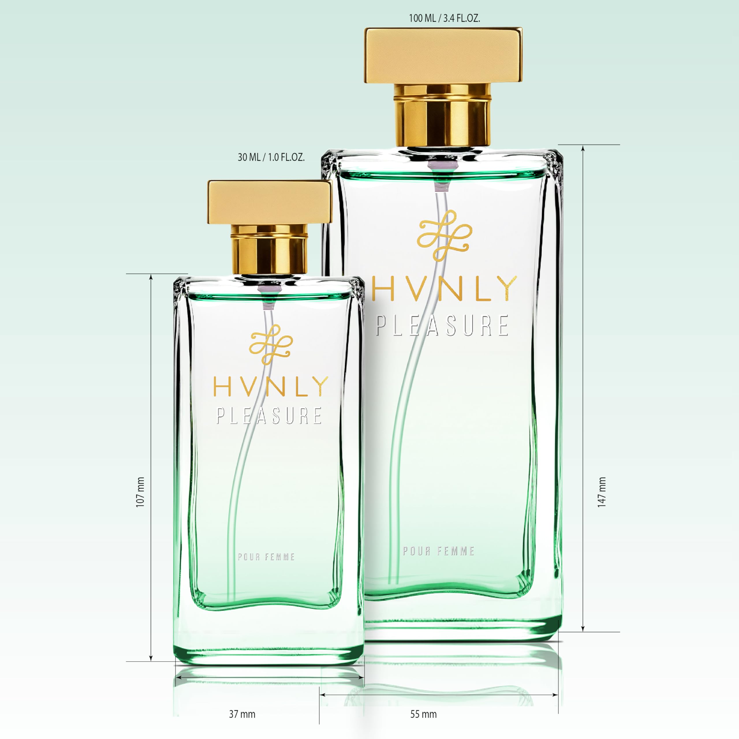 HVNLY Pleasure EDP outer-case display evokes timeless fragrance for nights out