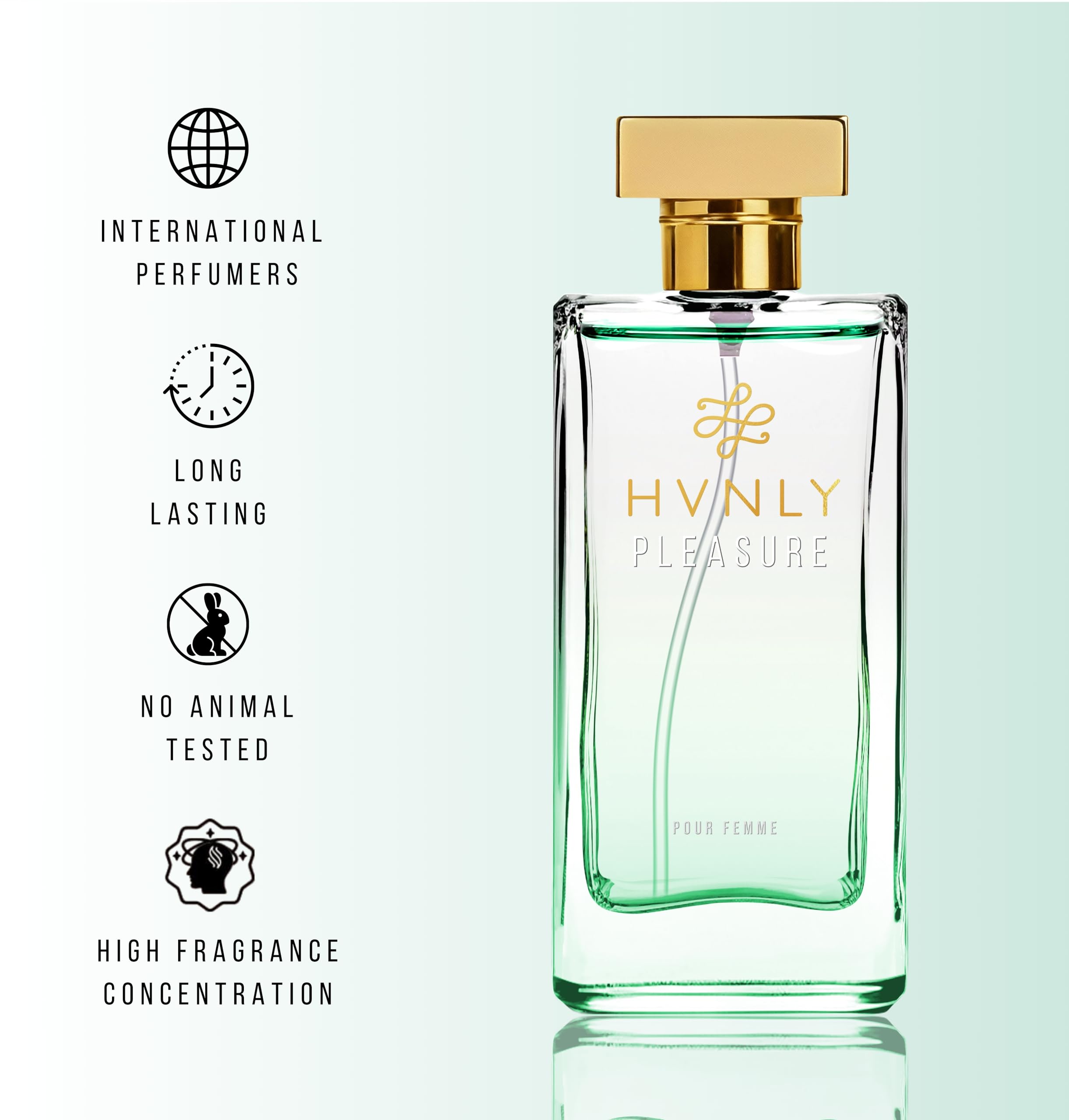 HVNLY Pleasure EDP packaging box image signals gift-ready presentation