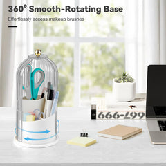 Hvygss silicone non-slip base keeps the organizer stable on slick surfaces