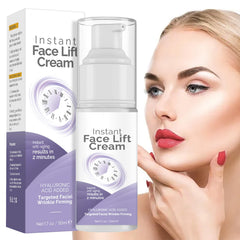 HWGIZP Instant Face Lift Cream bottle pump for easy, hygienic application.