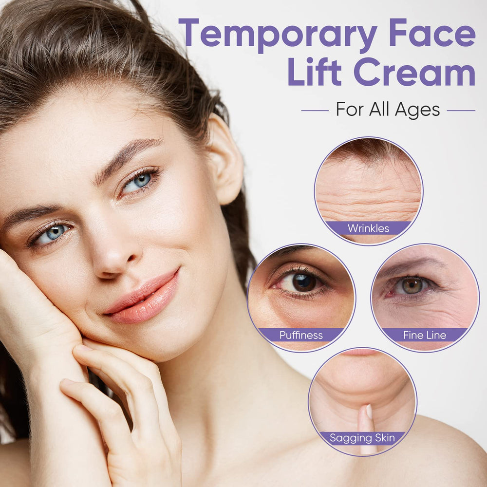 HWGIZP Face and neck application using upward massage for a firmer look.