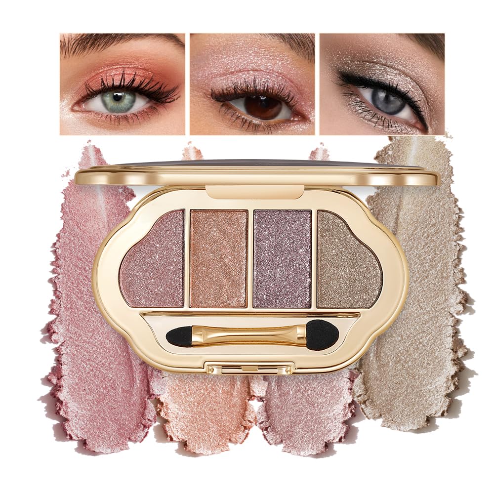 Hxssll Neutral Shimmer Eyeshadow Rose Mauve for soft cool neutrals.