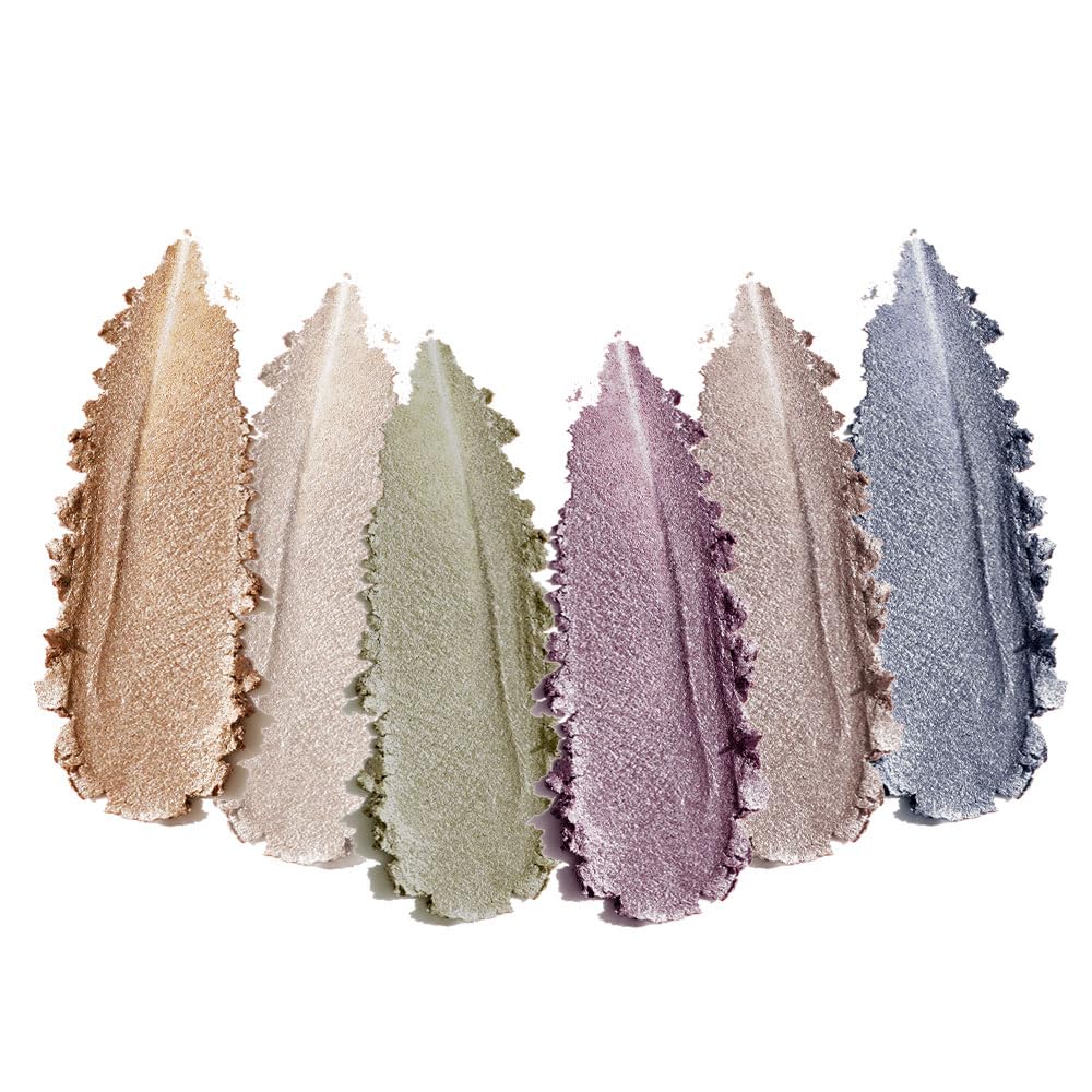 Hxssll Shimmer Eyeshadow Palette built-in mirror enables quick touch-ups.
