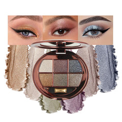Hxssll Shimmer Eyeshadow Palette packaging and colors ready for party-ready shimmer.