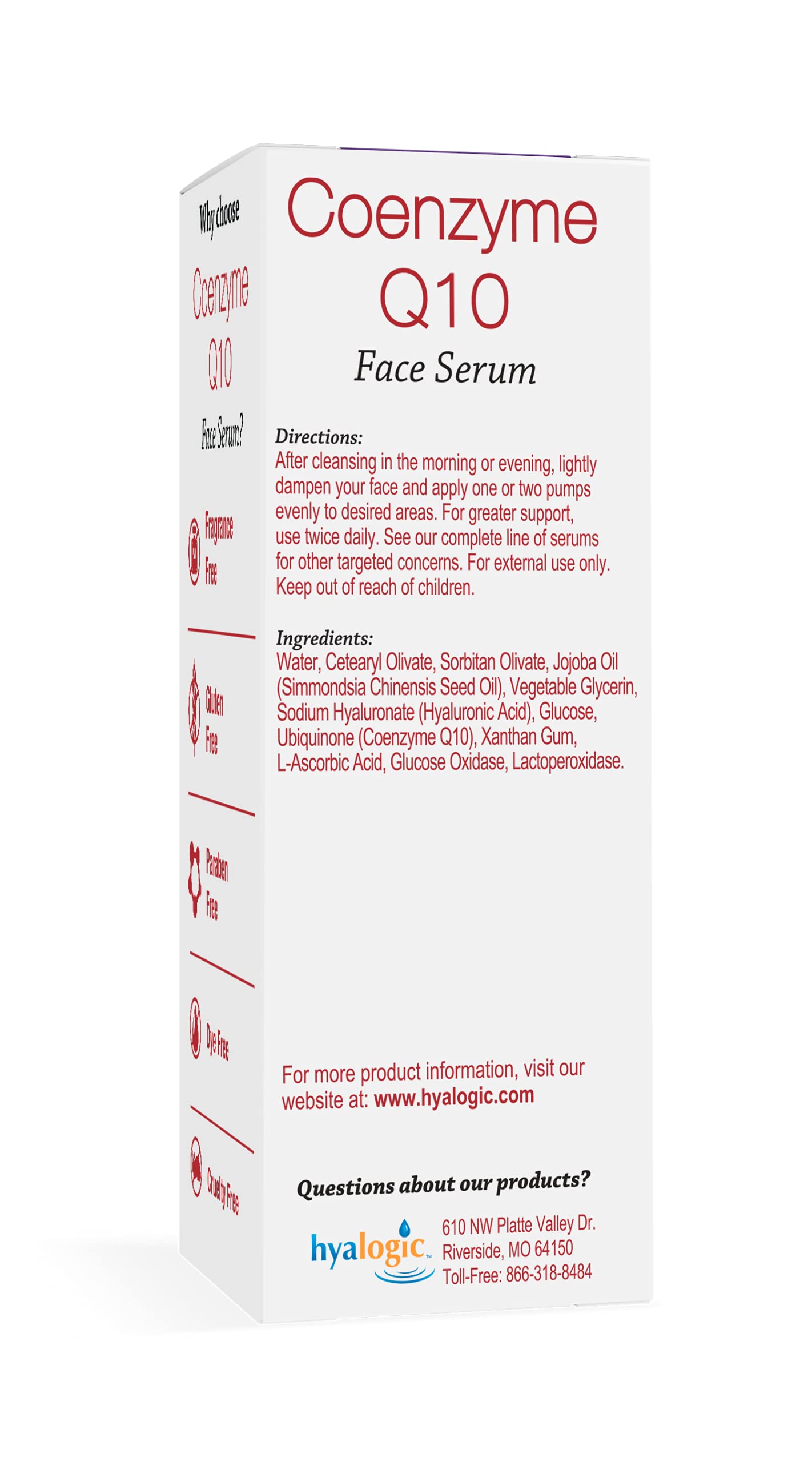 Hyalogic Episilk Hyaluronic Acid label showcases deep moisture for plump skin.