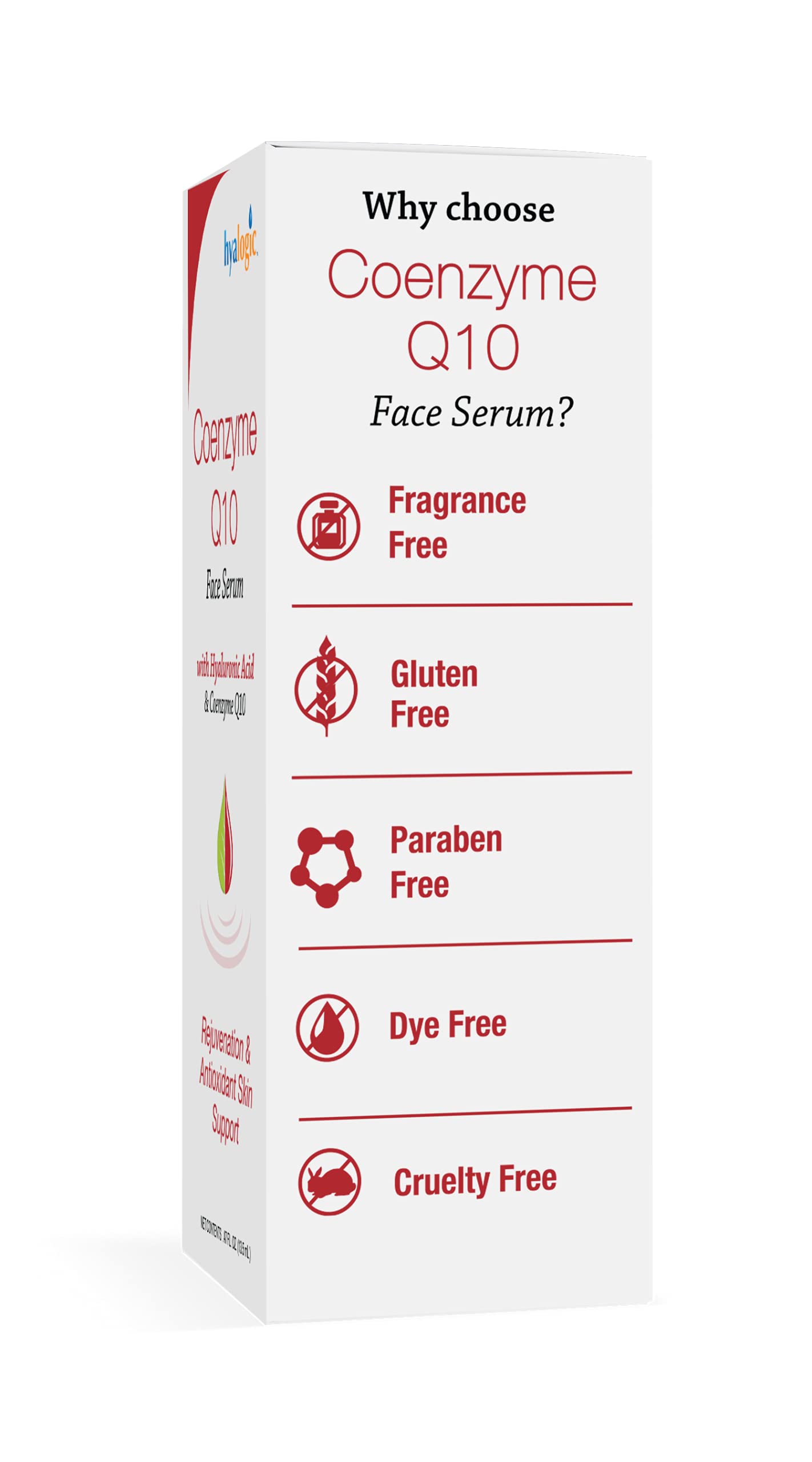 Hyalogic Episilk serum packaging and ingredient list emphasizing clean, vegan formula.