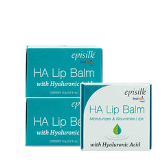 Hyalogic HA Lip Balm packaging shows fragrance-free hydration for daily lips.