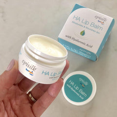 Hyalogic HA Lip Balm twist-stick demonstrates precise, mess-free lip care.