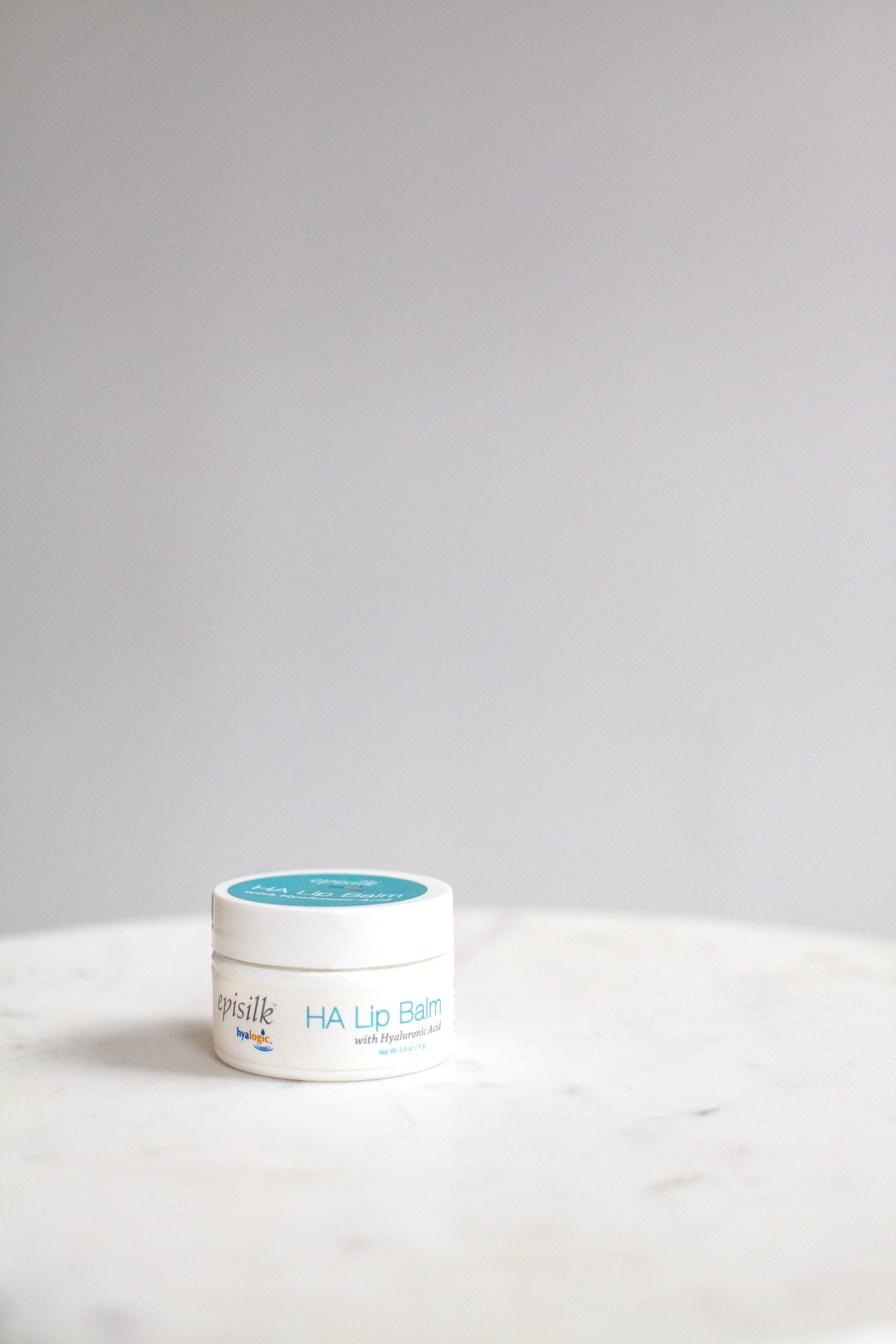 Hyalogic vegan label highlights cruelty-free lip care.