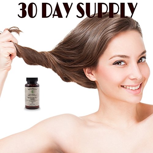 Hydratherma Naturals Hair Growth Plus natural ingredients theme showing purity.