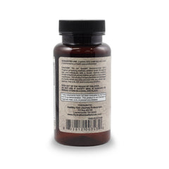 Hydratherma Naturals Hair Growth Plus bottle beside a glass of water for easy daily use.