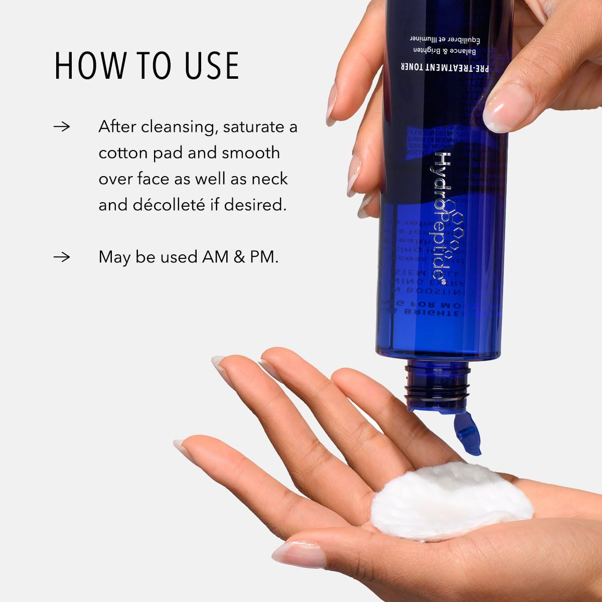 HydroPeptide Balance Toner ingredients peptides emphasize skin-supporting science