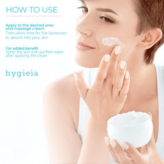 Hygieia branding on label conveys trusted skincare quality