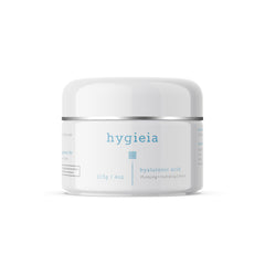 Hygieia Encapsulated Hyaluronic Acid Face Moisturizer bottle delivering deep hydration