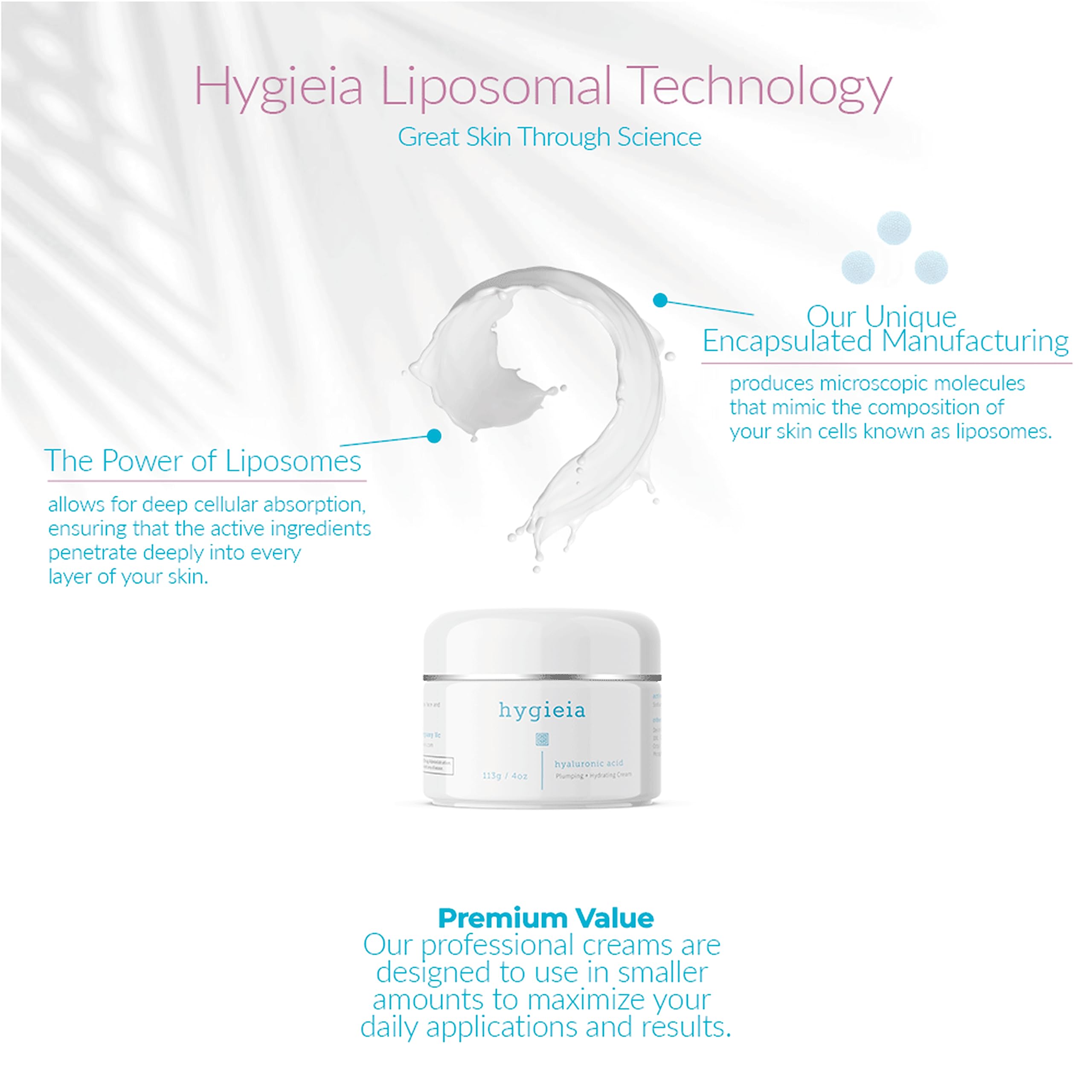 Hygieia silky texture being spread across skin for smooth application