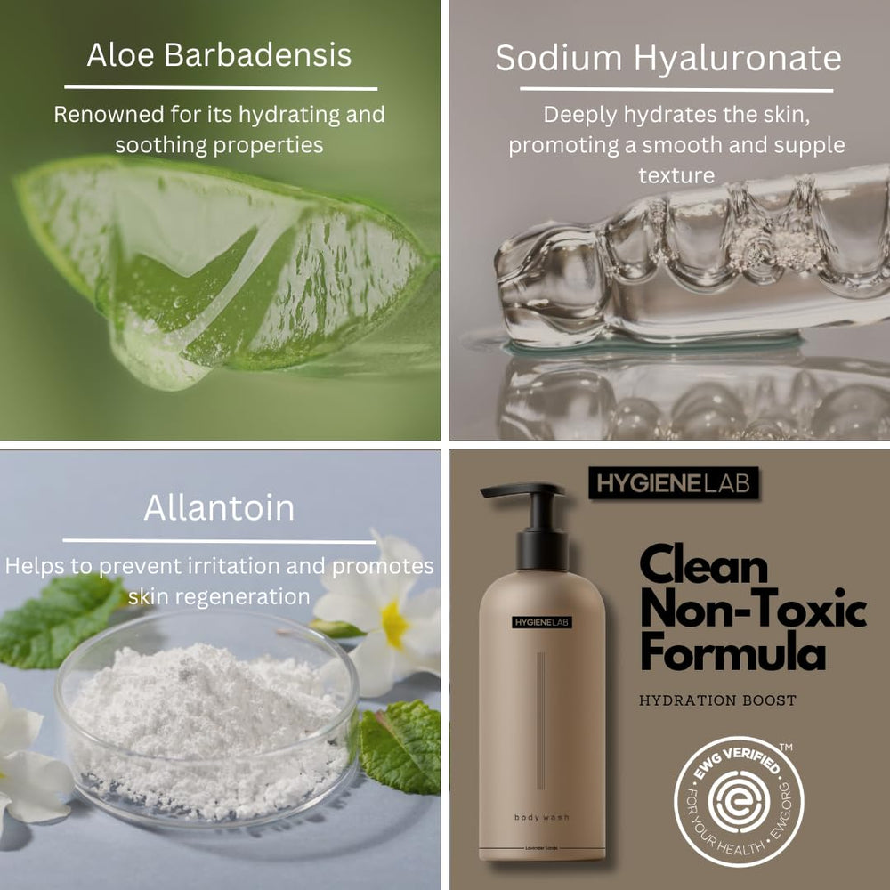 HygieneLab Made in California label image shows transparency and clean manufacturing.