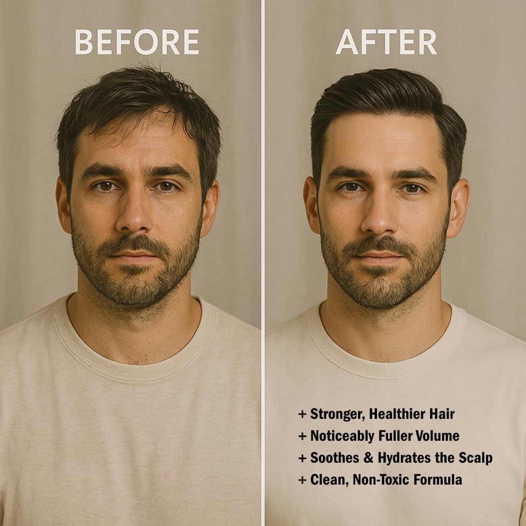 HygieneLab Mens Shampoo soft silky hair after use.