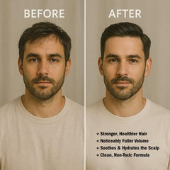HygieneLab Mens Shampoo soft silky hair after use.