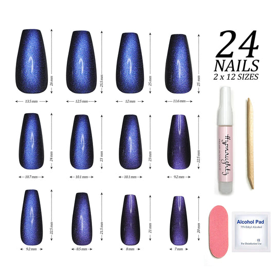 Hypnaughty Stardust Cat Eye glue provides strong hold for wear.