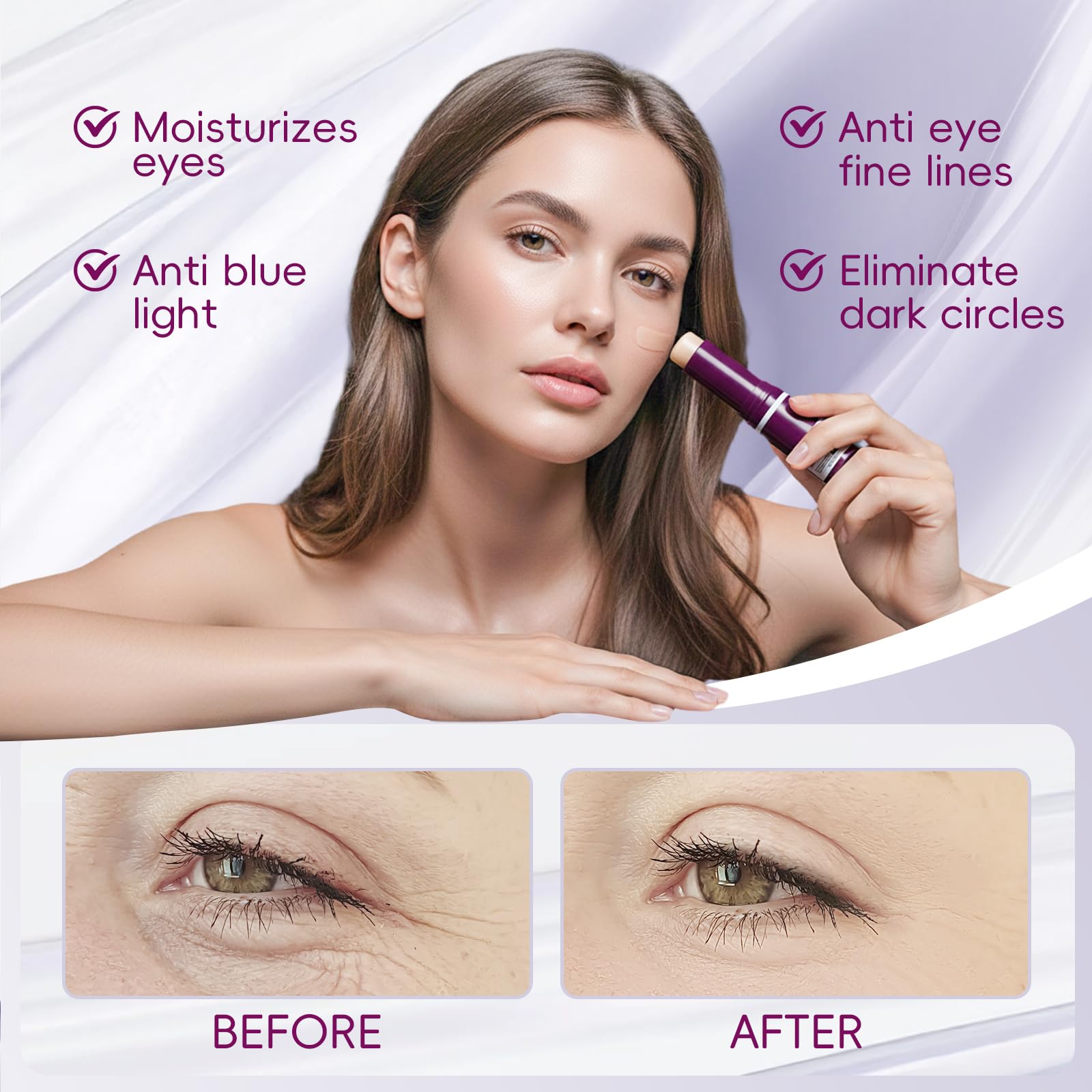 Hypoaled Cementerre Calcium Multi Balm Stick for the eye area moisturizes gently