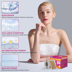 Hysimedy scar tape helps maintain skin hydration on healing skin