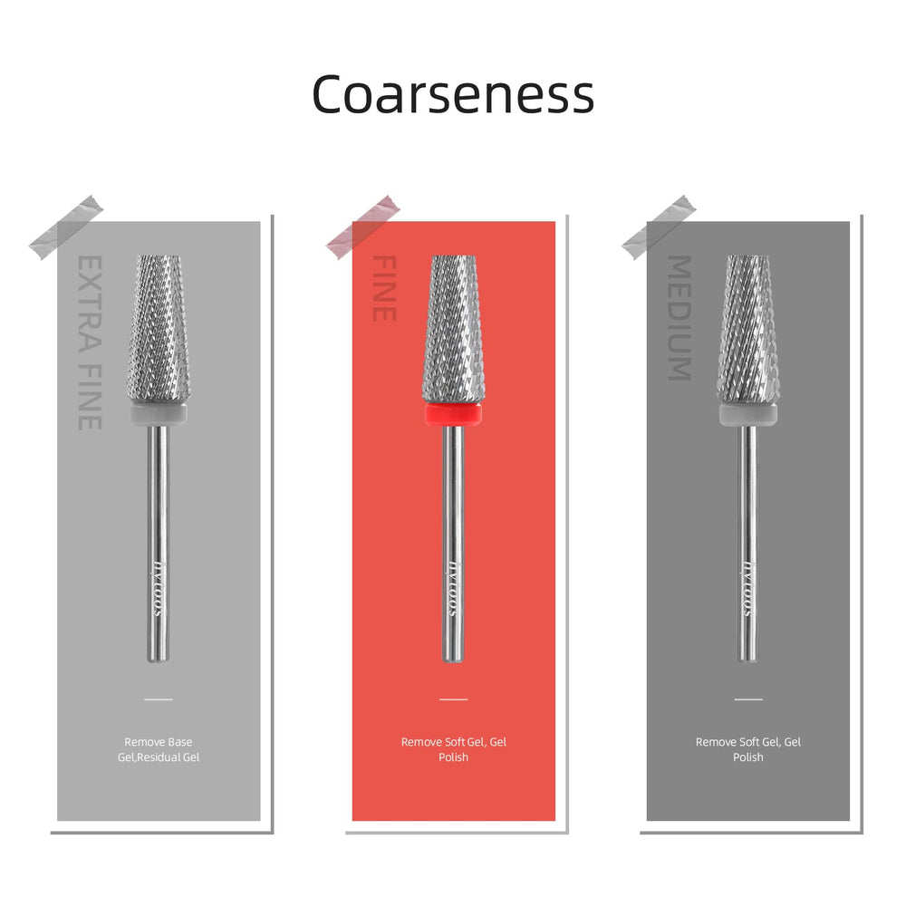 HYTOOS two-way rotation nail bit enables convenient clockwise or counterclockwise use