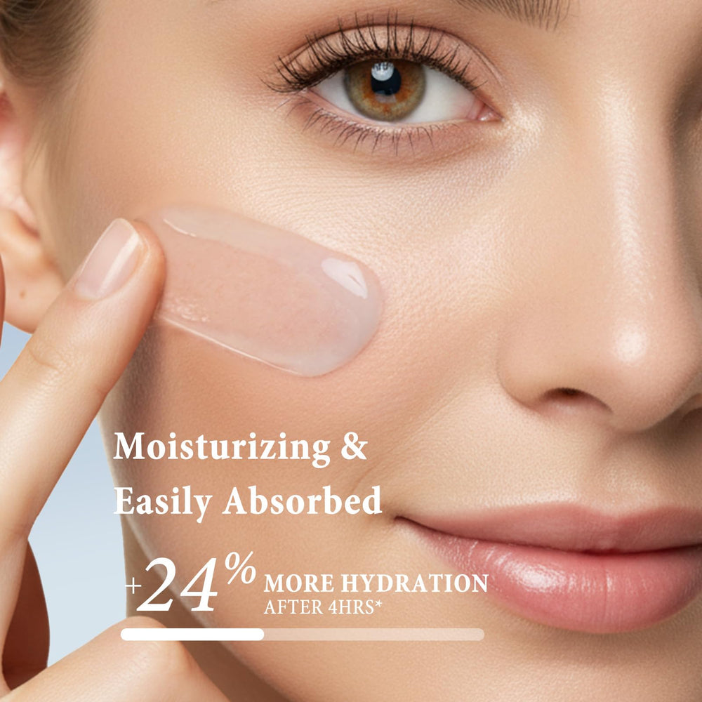 Hyuxeo Squalane hydration serum close-up showing deep moisture for skin.