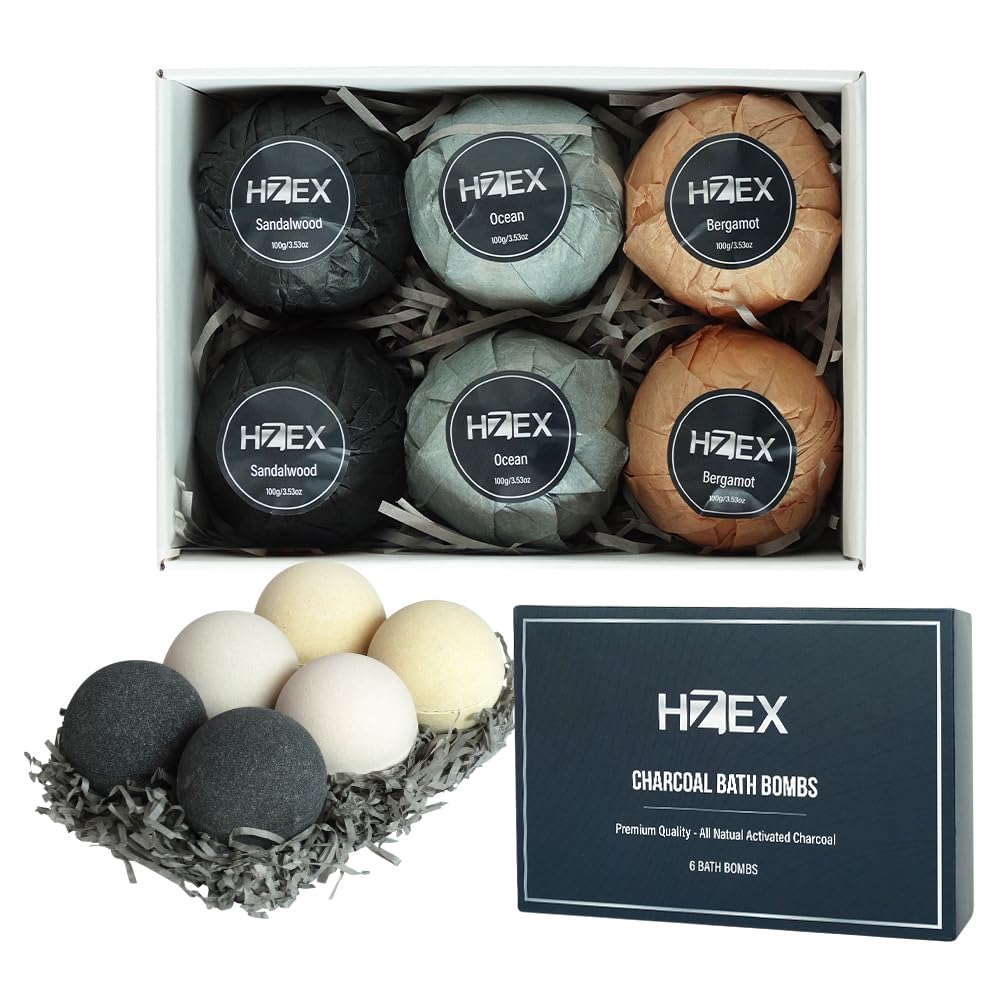 HZEX Bath bombs infused with essential oils for relaxing fragrance.