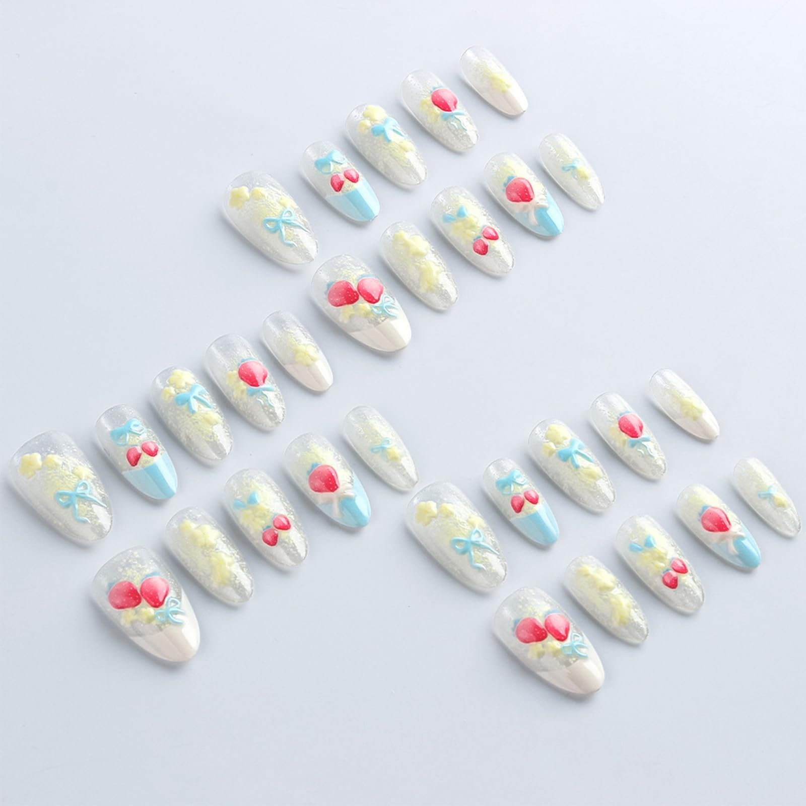 HZJXRT glue sticker pack simplifies secure nail adhesion