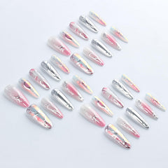 HZJXRT mini file and wooden stick aid precise nail fitting.