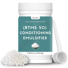 Hznxolrc BTMS 50 granules in bottle for easy DIY conditioners.