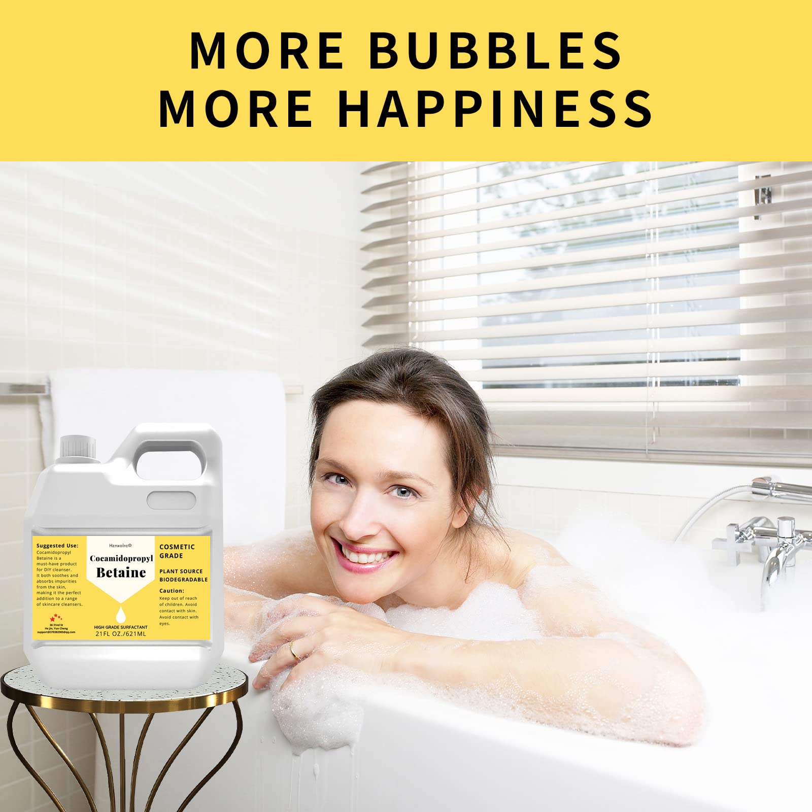 Hznxolrc Cocamidopropyl Betaine skin-friendly cleanser ideal for facial care.