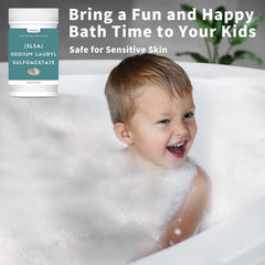 Bubble-rich bath bombs formed with Hznxolrc SLSA powder.