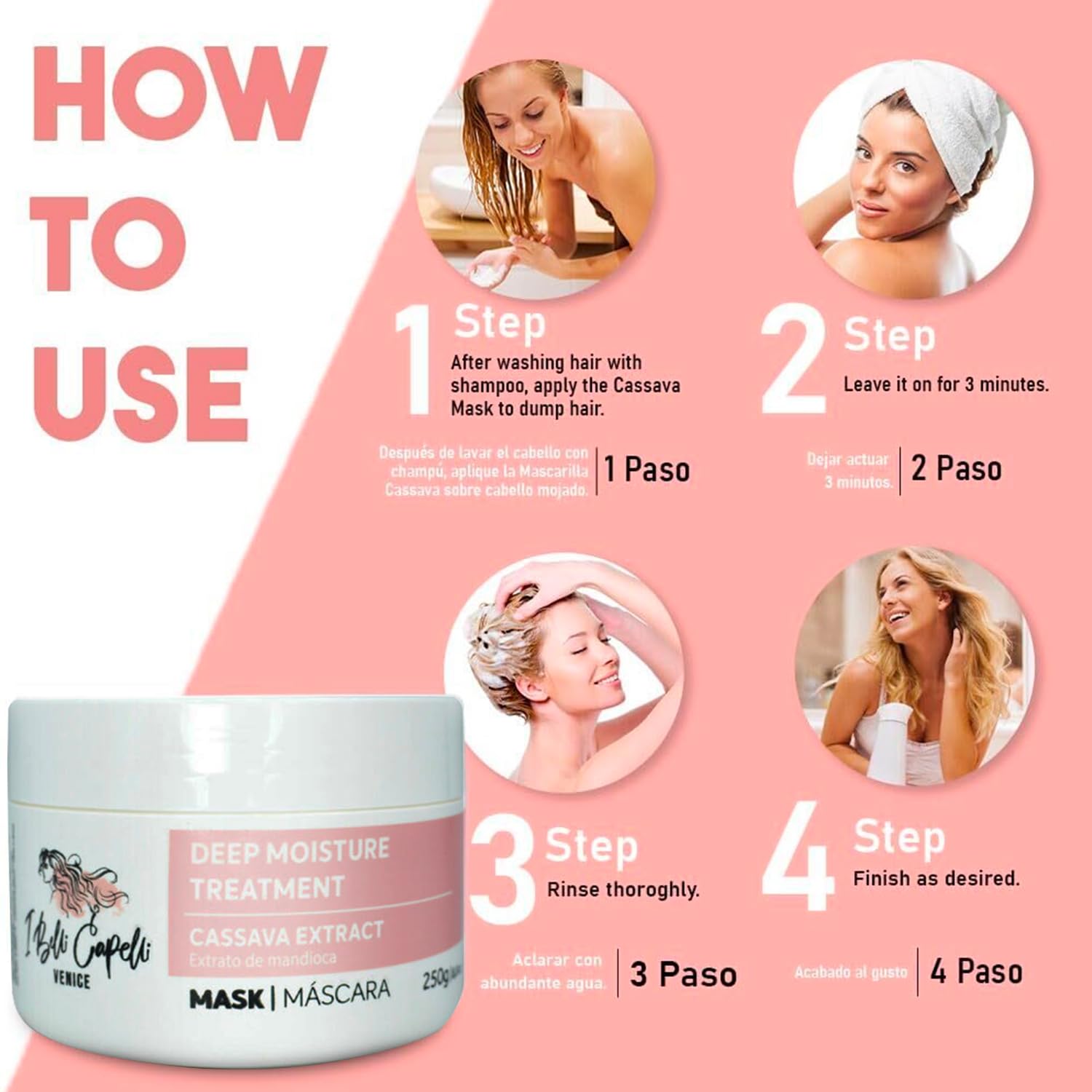 I Belli Capelli Ravenna B-tox Kit easy at-home use steps