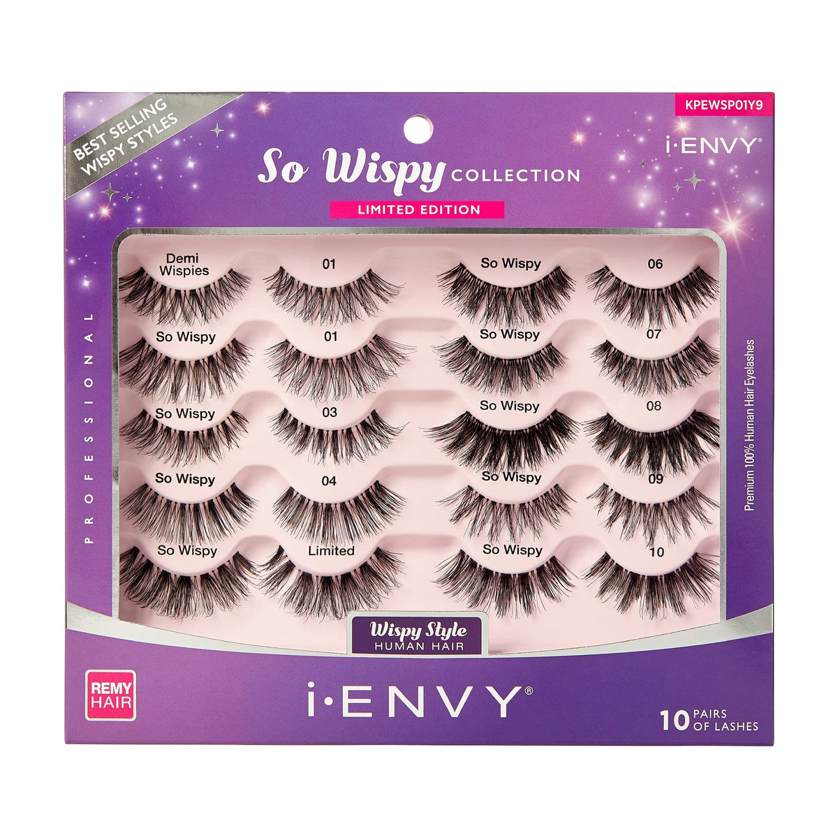 i-ENVY lashes with invisible band for seamless blend and all-day comfort