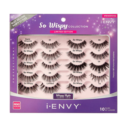 i-ENVY lashes with invisible band for seamless blend and all-day comfort